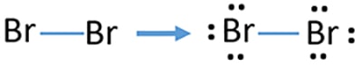 mark lone pairs on Br atom in Br2 lewis structure